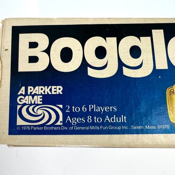 Vintage 1976 Boggle Game in Box Complete by Parker Brothers **READ** - Picture 7 of 8